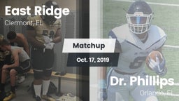Matchup: East Ridge vs. Dr. Phillips  2019
