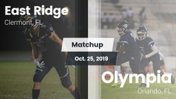 Matchup: East Ridge vs. Olympia  2019