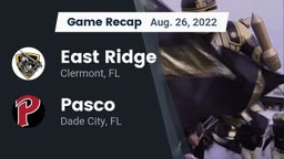 Recap: East Ridge  vs. Pasco  2022