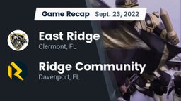 Recap: East Ridge  vs. Ridge Community  2022