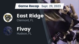 Recap: East Ridge  vs. Fivay  2023