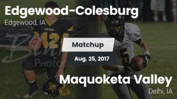 Matchup: Edgewood-Colesburg vs. Maquoketa Valley  2017