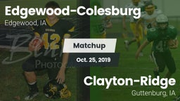 Matchup: Edgewood-Colesburg vs. Clayton-Ridge  2019