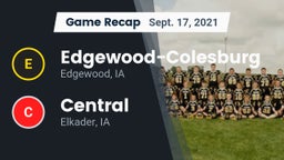 Recap: Edgewood-Colesburg  vs. Central  2021