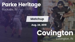 Matchup: Parke Heritage vs. Covington  2018