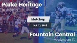 Matchup: Parke Heritage vs. Fountain Central  2018