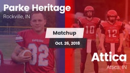 Matchup: Parke Heritage vs. Attica  2018