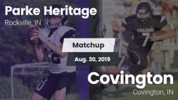 Matchup: Parke Heritage vs. Covington  2019