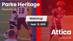 Matchup: Parke Heritage vs. Attica  2019