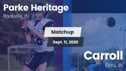 Matchup: Parke Heritage vs. Carroll  2020