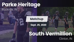 Matchup: Parke Heritage vs. South Vermillion  2020