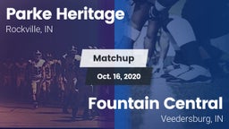 Matchup: Parke Heritage vs. Fountain Central  2020
