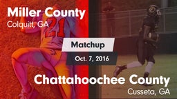 Matchup: Miller County vs. Chattahoochee County  2016