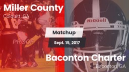 Matchup: Miller County vs. Baconton Charter  2017