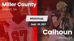 Matchup: Miller County vs. Calhoun  2017