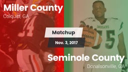 Matchup: Miller County vs. Seminole County  2017