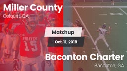 Matchup: Miller County vs. Baconton Charter  2019