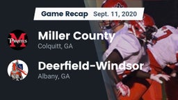 Recap: Miller County  vs. Deerfield-Windsor  2020