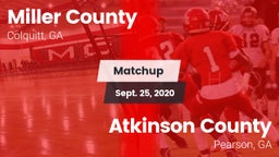 Matchup: Miller County vs. Atkinson County  2020
