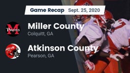 Recap: Miller County  vs. Atkinson County  2020