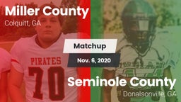 Matchup: Miller County vs. Seminole County  2020