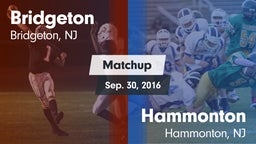 Matchup: Bridgeton vs. Hammonton  2016