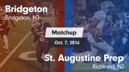 Matchup: Bridgeton vs. St. Augustine Prep  2016