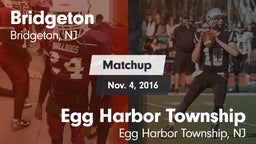 Matchup: Bridgeton vs. Egg Harbor Township  2016