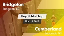 Matchup: Bridgeton vs. Cumberland  2016
