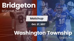 Matchup: Bridgeton vs. Washington Township  2017