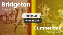 Matchup: Bridgeton vs. Cumberland  2018