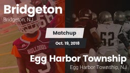 Matchup: Bridgeton vs. Egg Harbor Township  2018