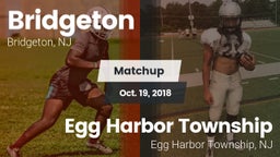 Matchup: Bridgeton vs. Egg Harbor Township  2018