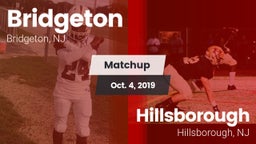 Matchup: Bridgeton vs. Hillsborough  2019