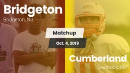 Matchup: Bridgeton vs. Cumberland  2019
