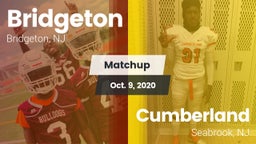 Matchup: Bridgeton vs. Cumberland  2020