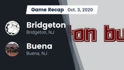 Recap: Bridgeton  vs. Buena  2020