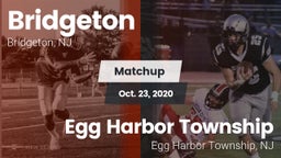 Matchup: Bridgeton vs. Egg Harbor Township  2020