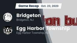 Recap: Bridgeton  vs. Egg Harbor Township  2020