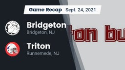 Recap: Bridgeton  vs. Triton  2021