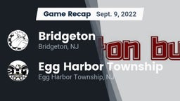Recap: Bridgeton  vs. Egg Harbor Township  2022
