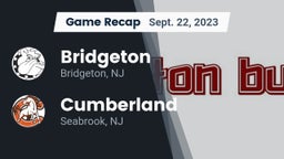 Recap: Bridgeton  vs. Cumberland  2023