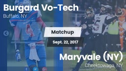 Matchup: Burgard Vo-Tech vs. Maryvale  (NY) 2017