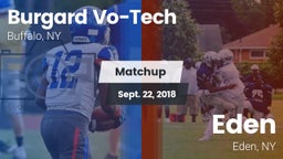 Matchup: Burgard Vo-Tech vs. Eden  2018