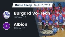 Recap: Burgard Vo-Tech  vs. Albion  2018