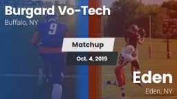 Matchup: Burgard Vo-Tech vs. Eden  2019