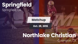Matchup: Springfield vs. Northlake Christian  2016