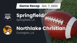 Recap: Springfield  vs. Northlake Christian  2022