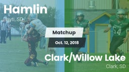 Matchup: Hamlin vs. Clark/Willow Lake  2018