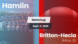 Matchup: Hamlin vs. Britton-Hecla  2020